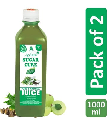 Axiom Sugar Cure 1000ml Pack of 2 | No Artificial Colour Added | No Sugar | 100% Natural WHO-GLP,GMP Certified Product