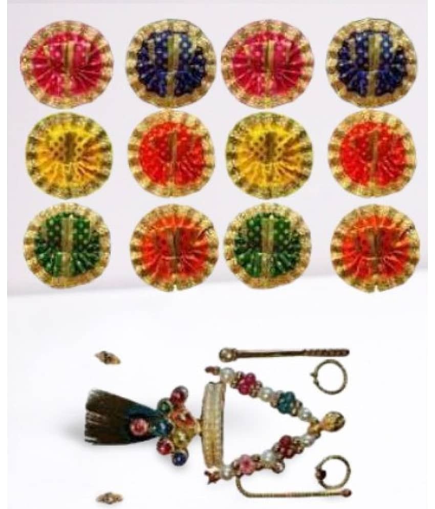 Lootnixx Laddu Gopal Poshak with Mukut Set (Size 1 No)