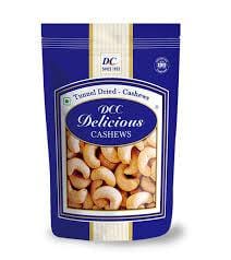 DCC DELICIOUS TUNNEL DRIED CASHEWS ROSTED 100G