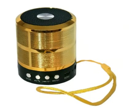 Mini Bluetooth Speaker With Fm Radio, Usb Pen Drive Slot and Memory Card Slot, Aux Input Random Color