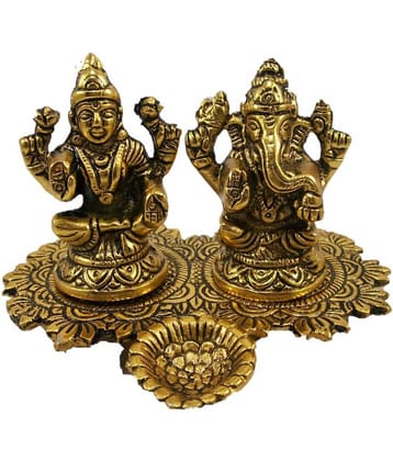 Neo Classic Laxmi Ganesh Aluminium Idol
