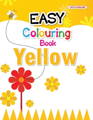 Easy colouring Book yellow [Paperback] [Jan 01, 2014] Little Scholarz Editorial