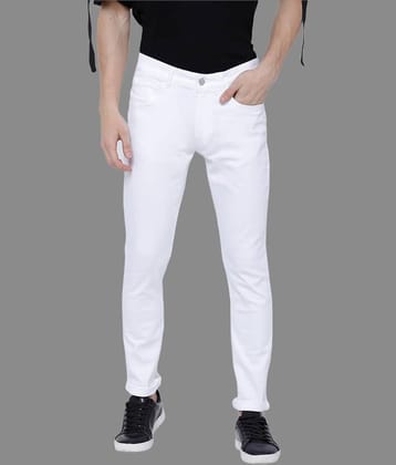 x20 - White Denim Skinny Fit Men's Jeans ( Pack of 1 )