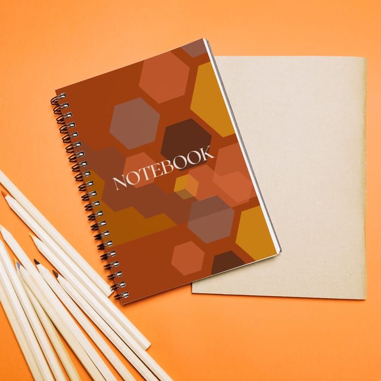 Prsthaa Hardbound Spiral Notebooka | A5 | 160 Undated Ruled Pages | 90 gsm Acid Free Paper | Open Flat and Write Comfortably