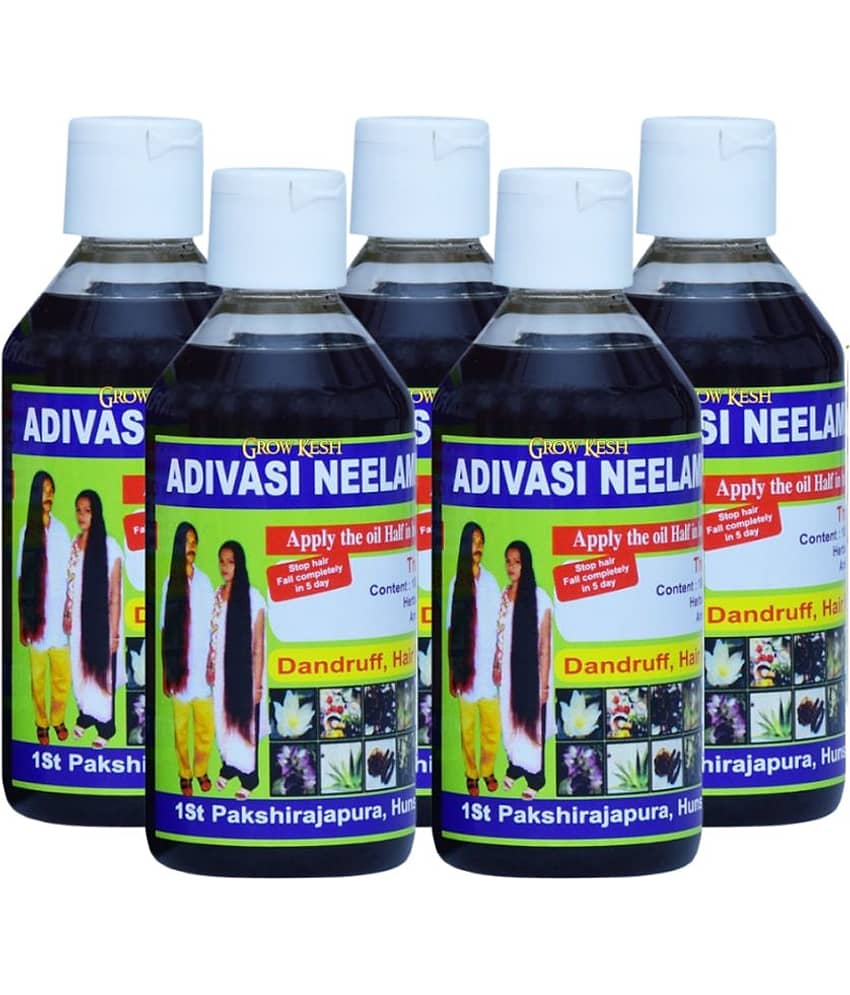 Growkesh Anti Hair Fall Almond Oil 500 ml ( Pack of 5 )