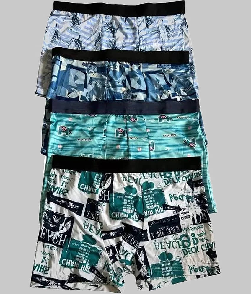 CAVENDRES Pack of 4 Cotton Blend Briefs For Men's ( Multicolor )