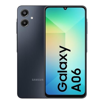 Samsung Galaxy A06 (Black, 4GB RAM, 64GB Storage) Without Offer