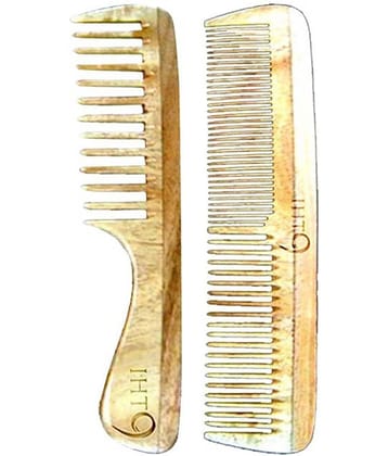 Lass Naturals IHT9 Neem Wood Comb Set Styler