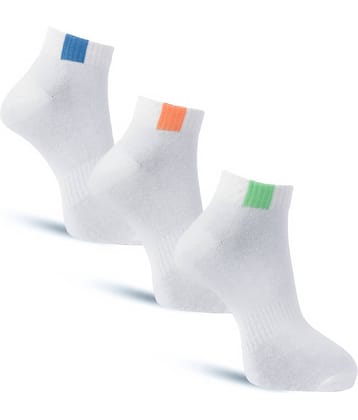 Dollar - Cotton Men's Solid Multicolor Ankle Length Socks ( Pack of 3 )