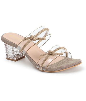 Denill Bronze Womens Slip On Heels - None