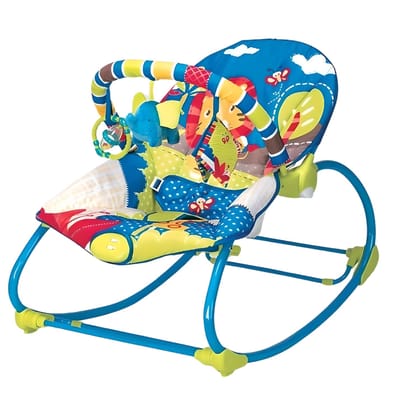 Mastela Baby Rocker in Pink 6922 -2 position Setting, 3-point Harness, 12 Melodies & Soothing Vibration, Removable Accessories - Newborns 0+ to 2 Year