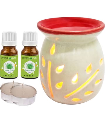 Peepalcomm Ceramic Aroma Oils & Diffusers Set - Pack of 5