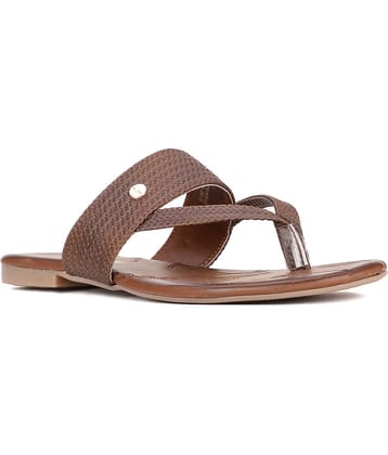 Bata Brown Women's Flats