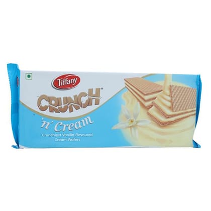 Crunch 'N' Cream Crunchiest Cream Wafers - Vanilla Flavoured, 150 g