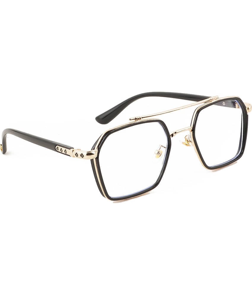 Bayberry Black Geometric Sunglasses ( Pack of 1 )