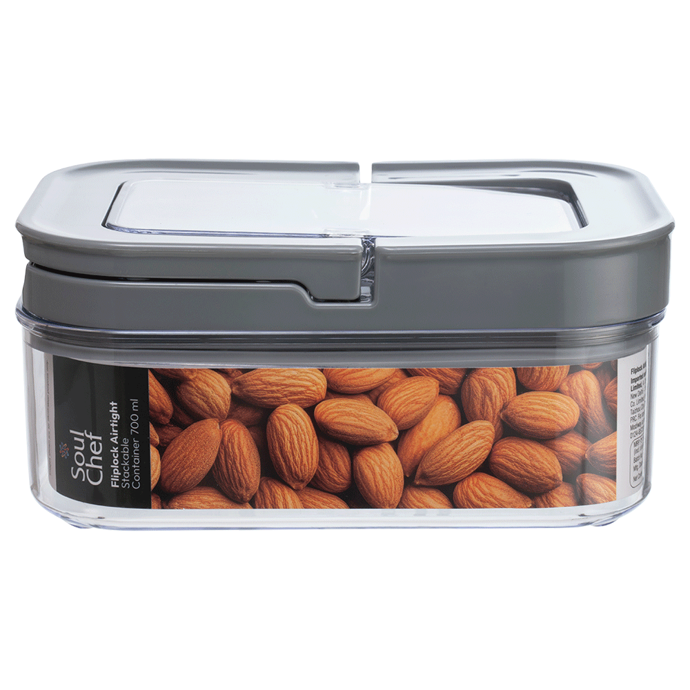 Modi Care Fliplock Airtight Stackable Container Seven Hundred Millilitre