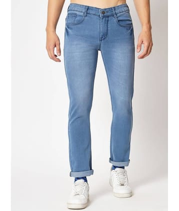 RAGZO - Light Blue Denim Slim Fit Men's Jeans ( Pack of 1 )