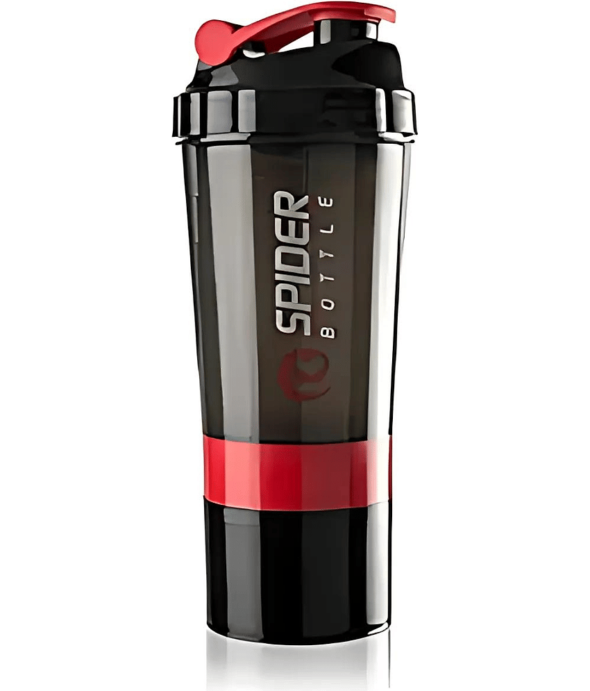 AJRO DEAL Plastic Red 500 mL Shaker,Bottle ( Pack of 1 )