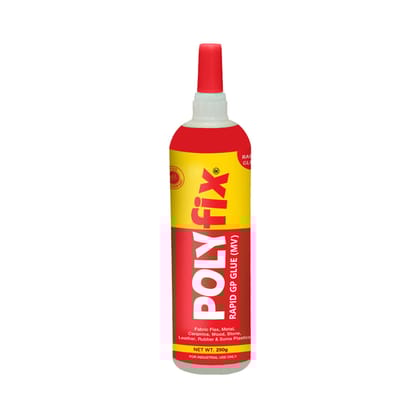 Polyfix General Purpose MV - 500 CPS: Ideal Adhesive for Cotton Fabric, Handicrafts, 3D PVC Panels, Edge Banding Tapes - 250g