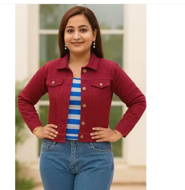 Woman Denim Short Jacket