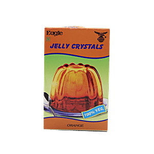 Eagle Jelly Crystals - Orange, 100 g Carton