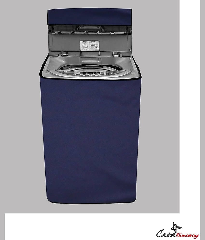 CASA FURNISHING Top Load Washing Machine Cover Compatiable For 7 kg - Blue