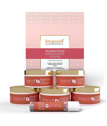 Aaryanveda De-Pigmentation Facial Kit,Reduces Dark Spots & Evens Skin Tone for Radiant Glow, 260 g