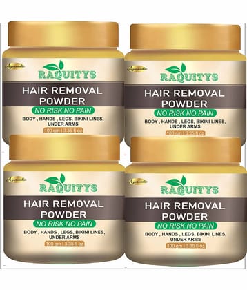 RAQUITYS PURE Hair Removal Powder Three in one Use For Powder D-Tan Skin 400GM
