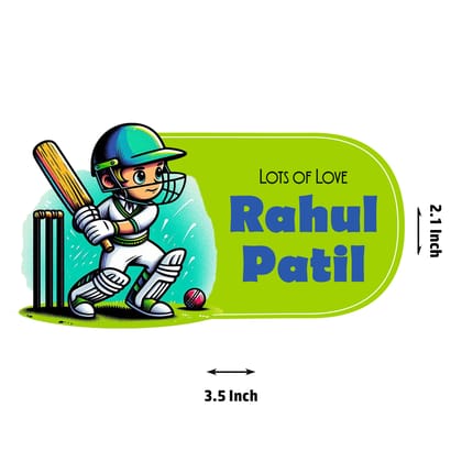 Die-Cut Gift Tags/Gift Labels - Cricket design-Set of 20