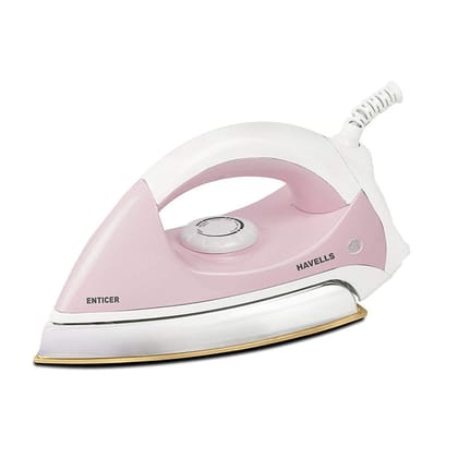 HAVELLS ENTICER 1000-WATT DRY IRON HAVELLS ENTICER 1000-WATT DRY IRON - Pink HAVELLS ENTICER 1000-WATT DRY IRON HAVELLS ENTICER 1000-WATT DRY IRON - Pink