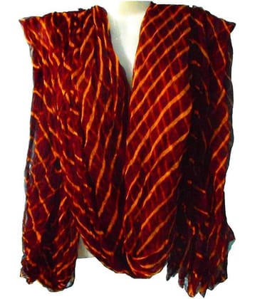 Apratim Multicoloured Chiffon Leheria Dupatta