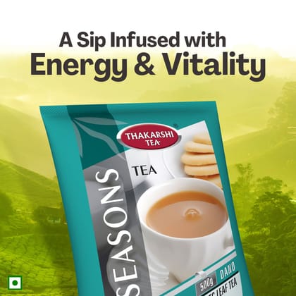 Thakarshi Tea Seasons Tea Dano Black Tea, 500 gm Pouch