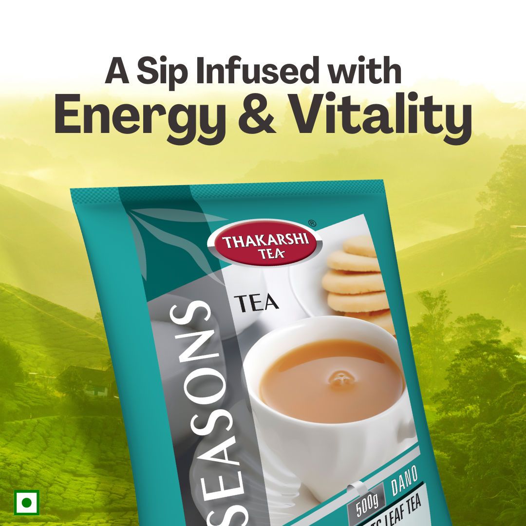 Thakarshi Tea Seasons Tea Dano Black Tea, 500 gm Pouch