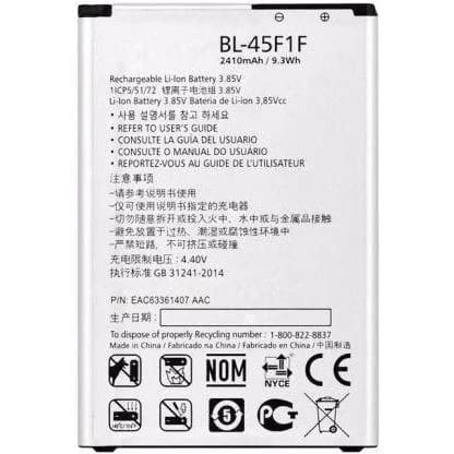 Batteries | LG K9 | 2500mAh Capacity and Li-ion Technology