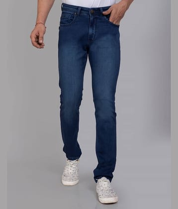HJ HASASI - Blue Denim Slim Fit Men's Jeans ( Pack of 1 )