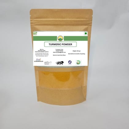 Turmeric Powder - 500 gm - 500 gm - One packet of turmeric powder