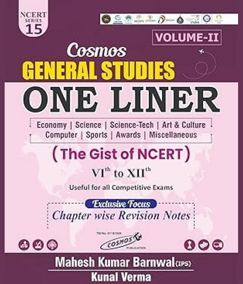 Mahesh Kumar Banrwal General Study One Liner Vol-2, 2025-25 Edition (The Gist Of NCERT Class 6-12)
