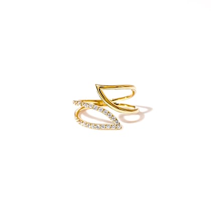 Pazienza Ring | 925 Silver Ring for Women-Gold