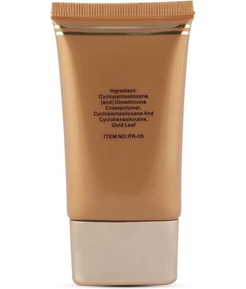 Mattlook 24K Gold Pearl Primer Gel Base, Oil Free & Long-lasting (40ml)