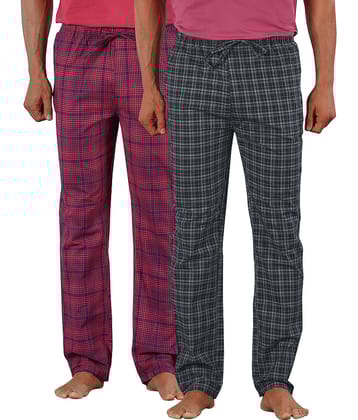 XYXX Pack of 2 Pyjama For Men's ( Multi )