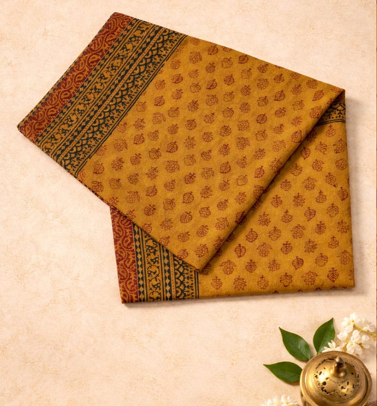 Hand Block Printed Bagh Cotton Dupatta