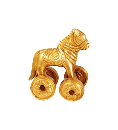 Brass Big Horse With Wheel For Decoration Home , Hotles, Temples, Collection, Gifts