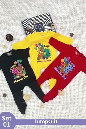 Baby Milestone Gift Box (1-3 Months)-Jumpsuit / Set 1