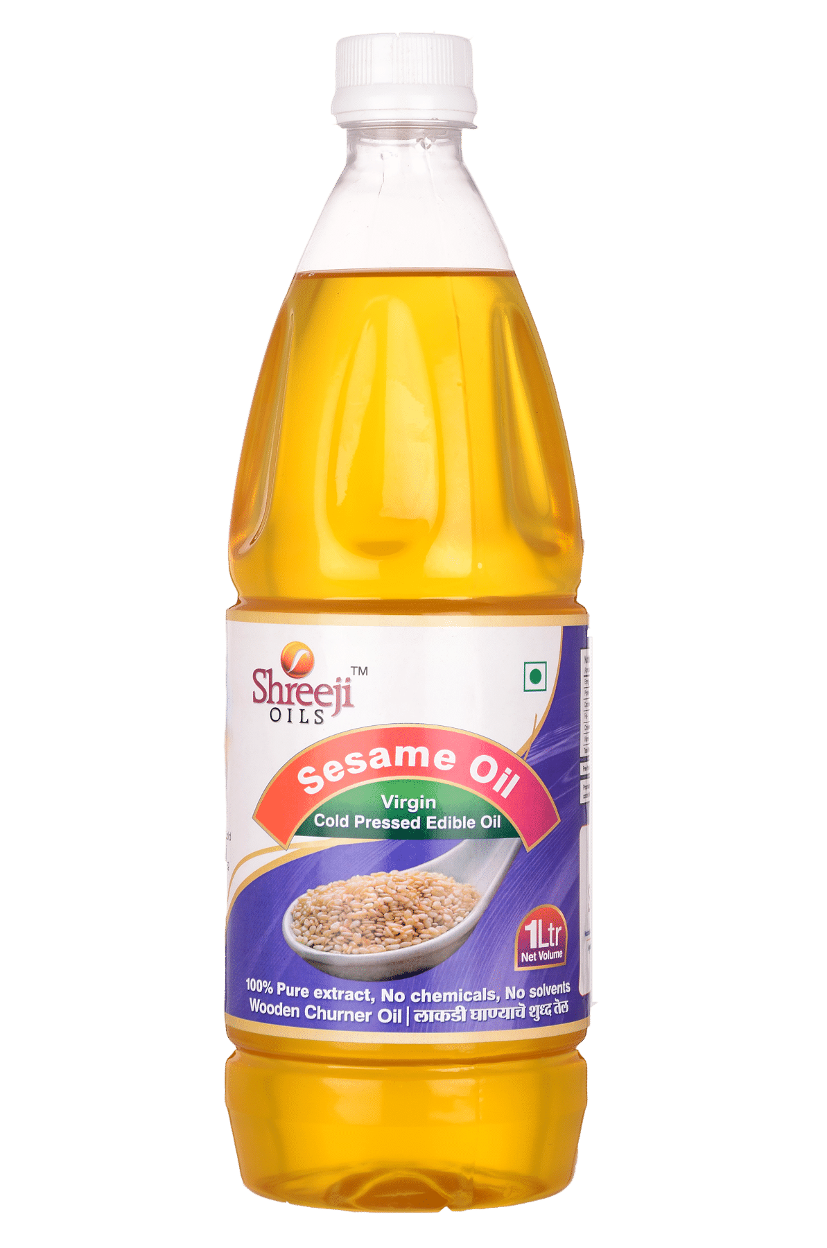Shreeji Oils Sesame Virgin Cold Pressed Edible Oil, 1 L