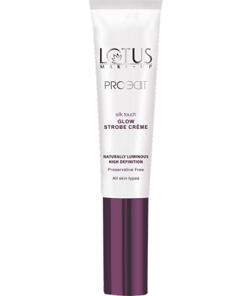 Lotus Make,Up Proedit Silk Touchglow Strobe Moisturizer Creamgold , Vitamin E , Dewy Finish , 15G