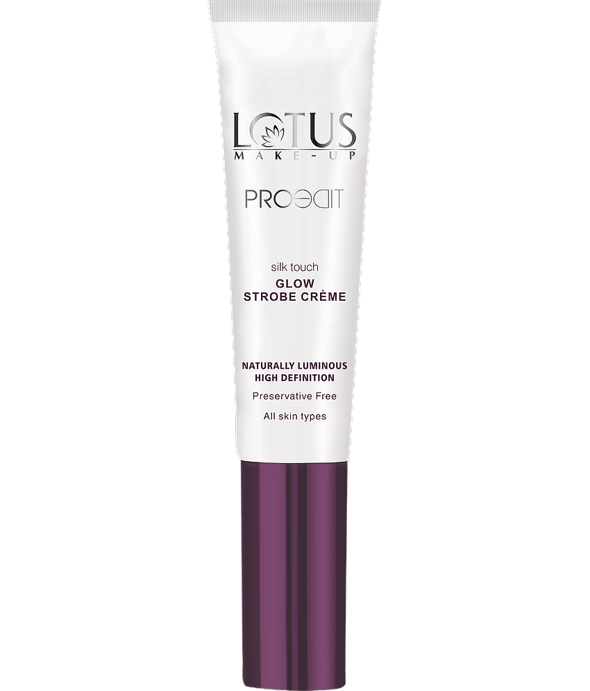Lotus Make,Up Proedit Silk Touchglow Strobe Moisturizer Creamgold , Vitamin E , Dewy Finish , 15G