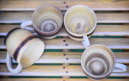 BAMBOO TEA CUP (SET OF 4 )