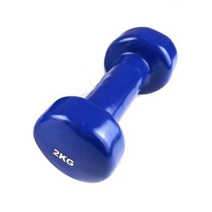 VINYL DUMBBELL 2KG Blue