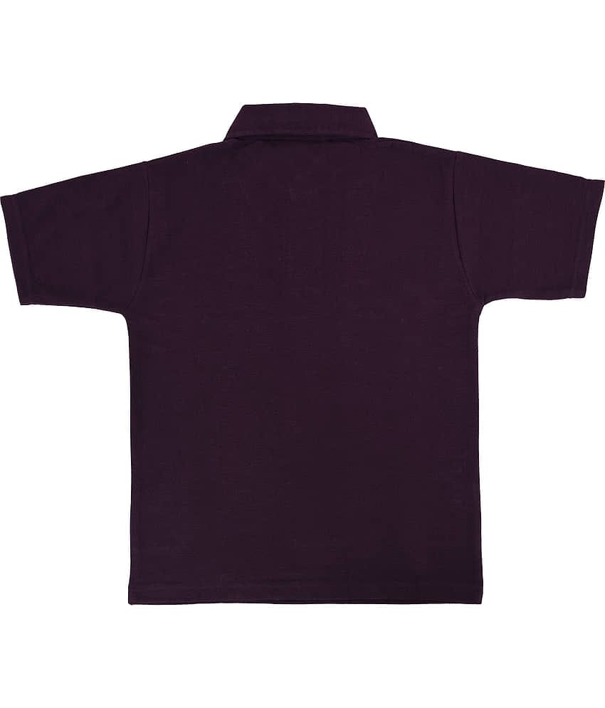 Neo Garments Pack of 1 Boys Cotton T-Shirt ( Purple )
