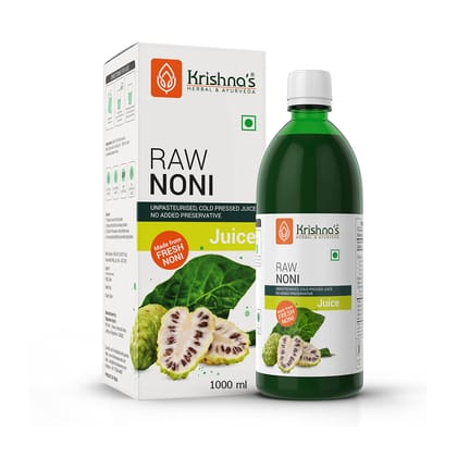 Krishna's Herbal & Ayurveda Raw Noni Juice  1000 ml  Pack of 1